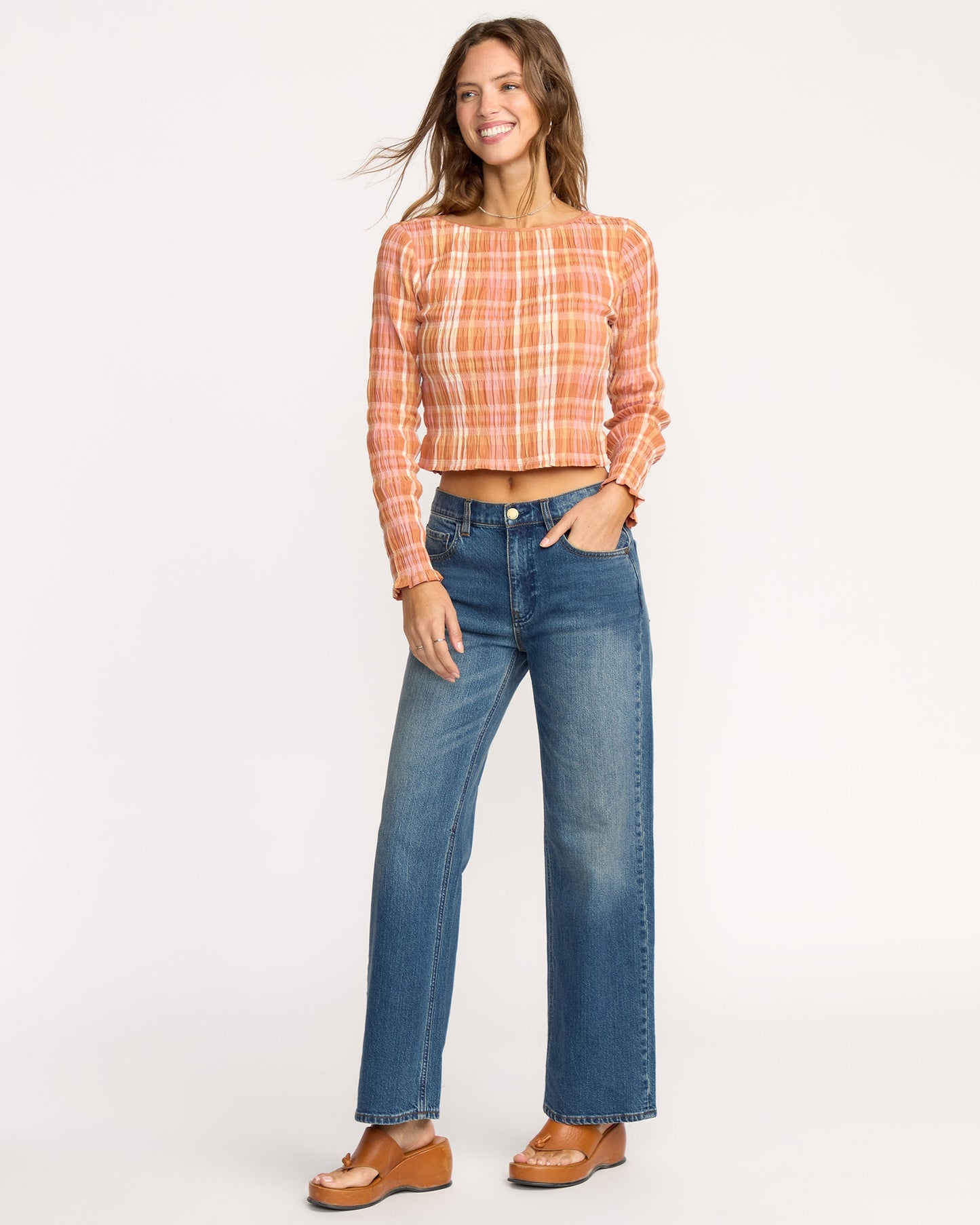 Shifter Straight Leg Pants - Dirty Vintage Blue