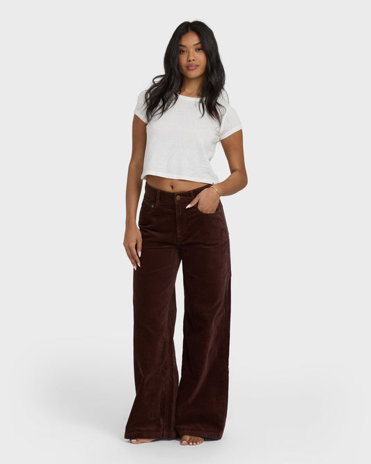 Uncut Cordpants - Teak