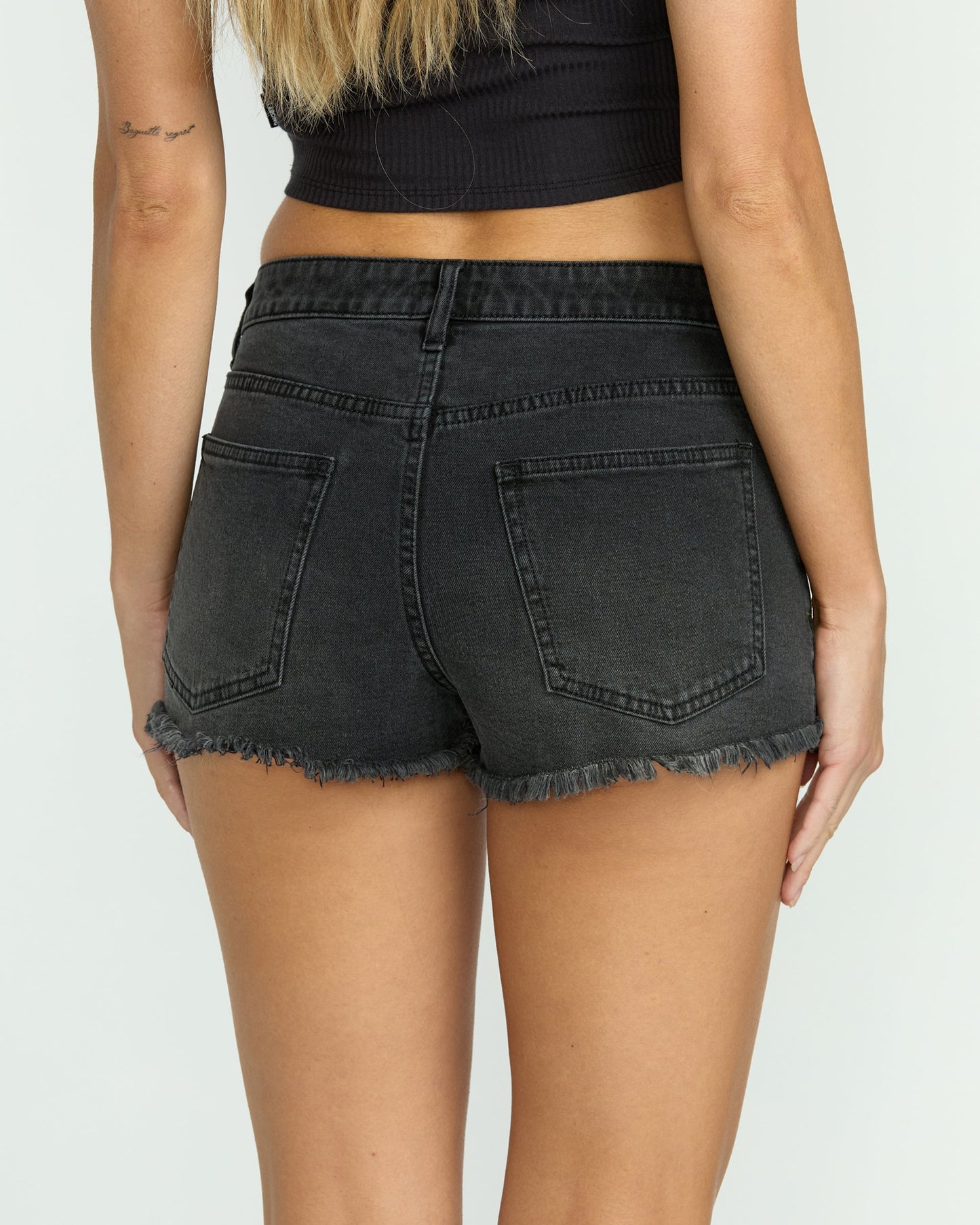 Drifter Denim Shorts - Fade To Black