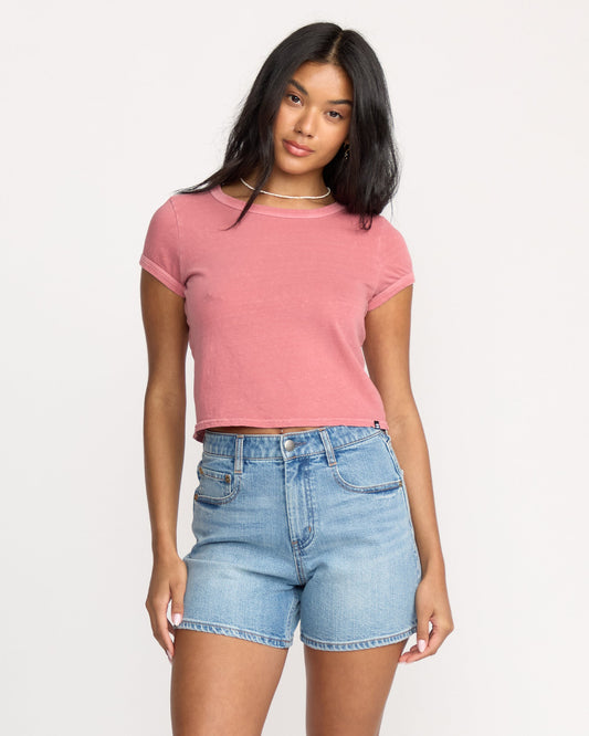 Shifter Denim Shorts - Shaded Wash