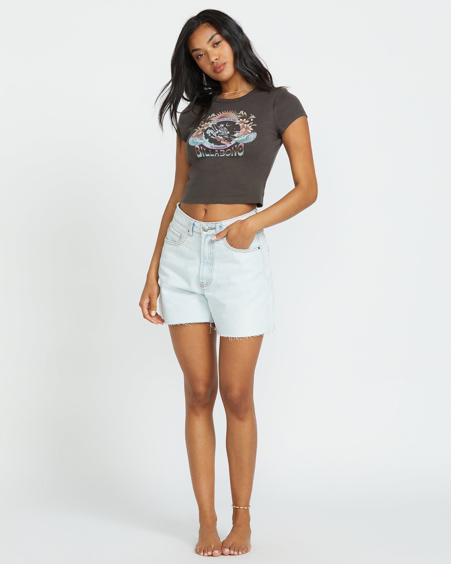 Goes Around Tee - Off Black