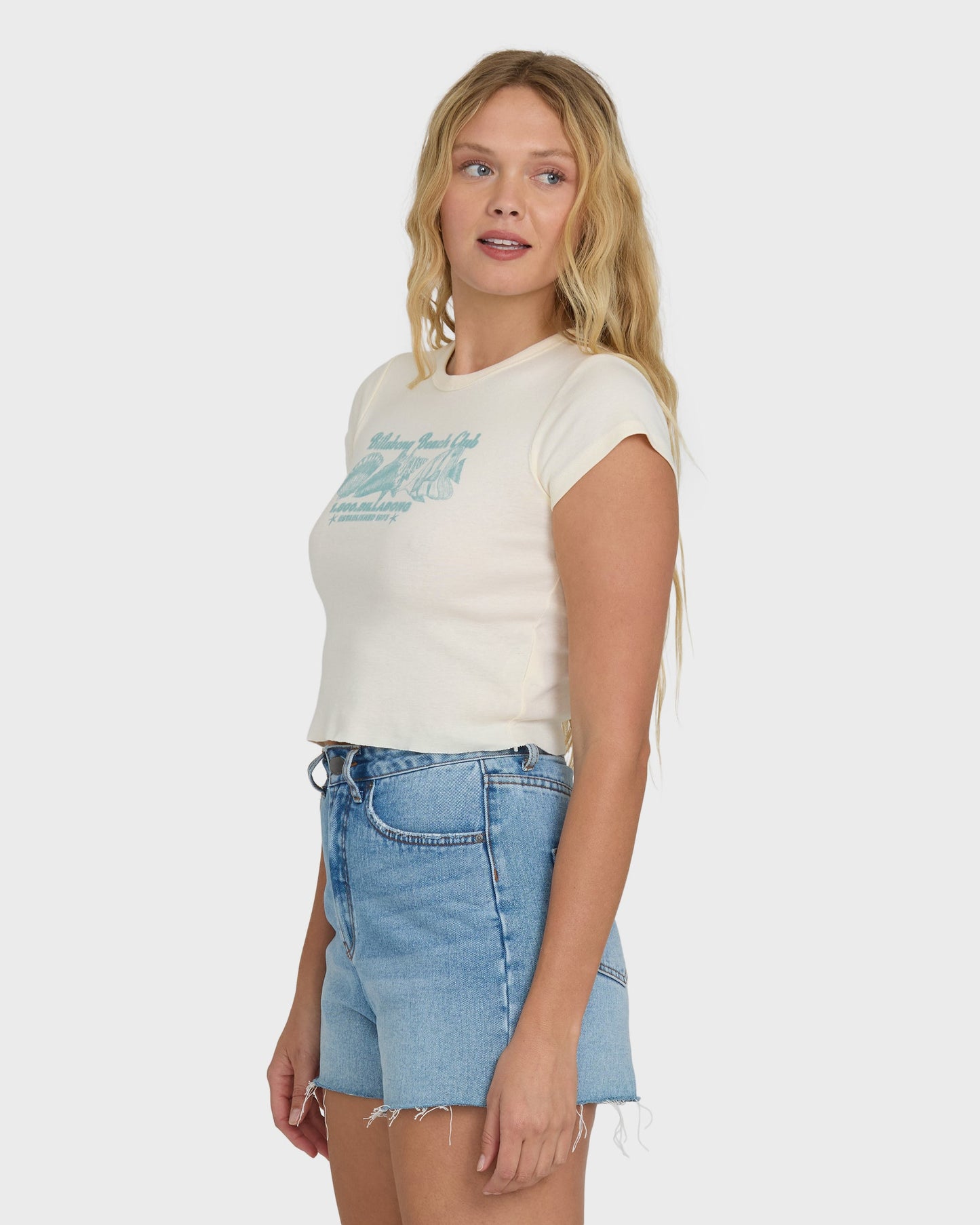Beach Club Short Sleeve T-Shirt - Whitecap