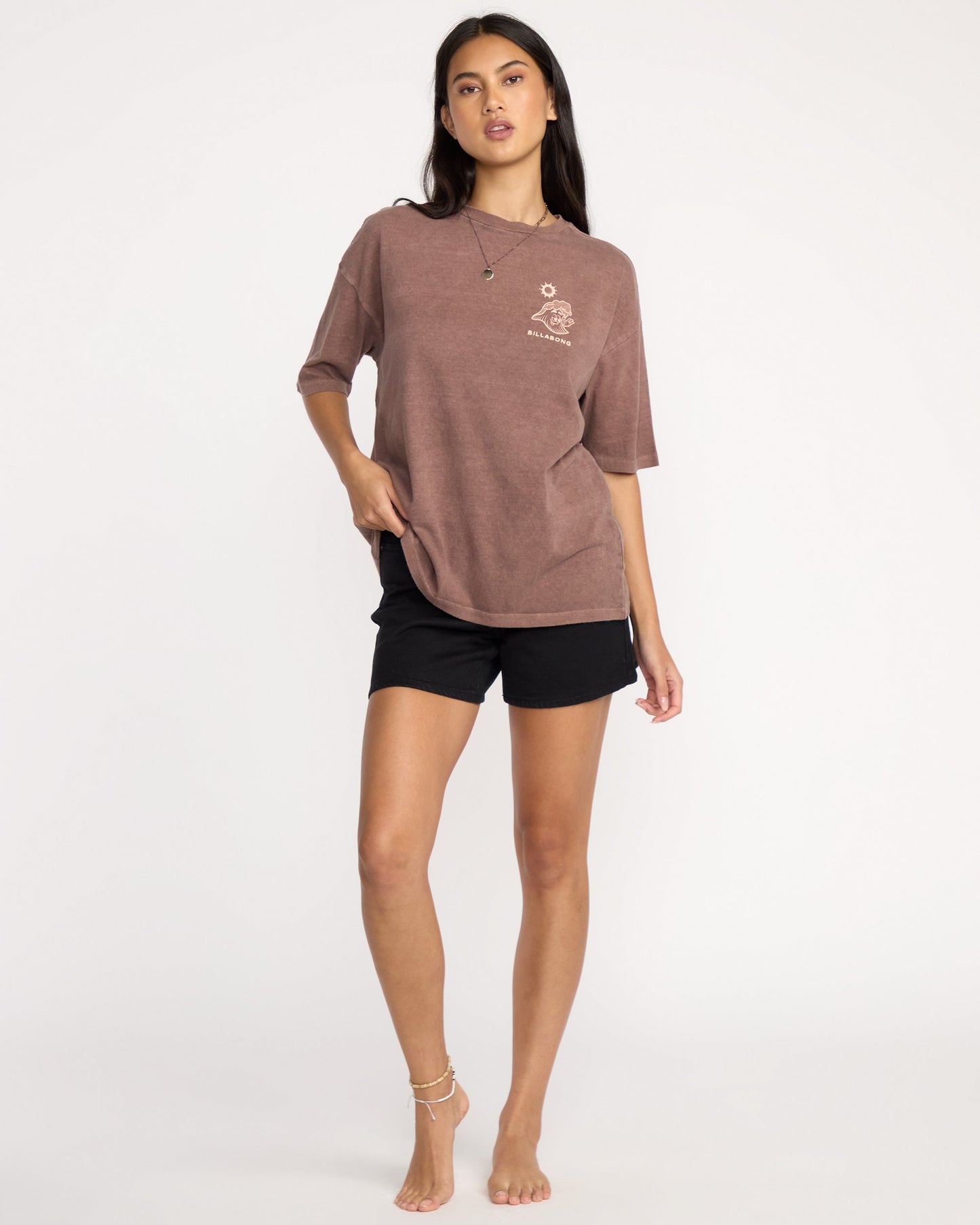 The Great Waves T-Shirt - Espresso