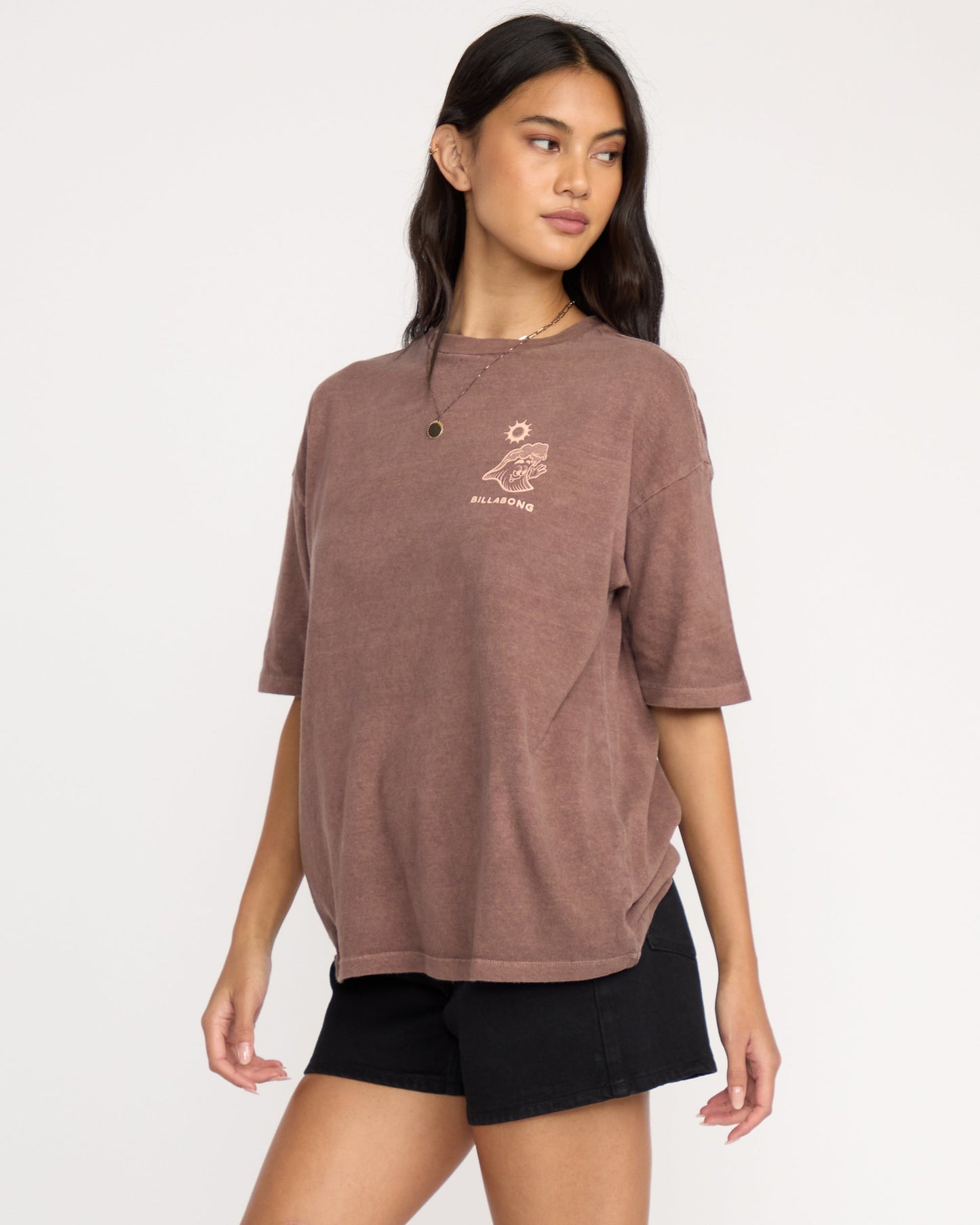 The Great Waves T-Shirt - Espresso