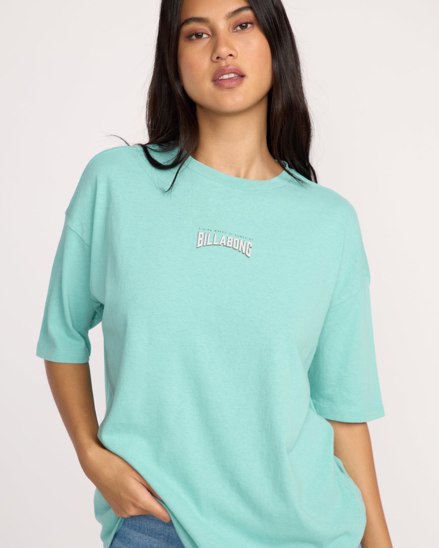 Reach For Sunshine T-Shirt - Misty Blue