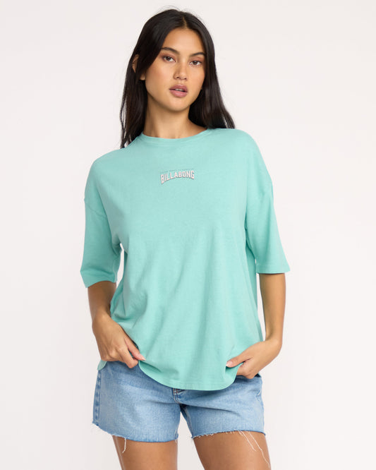 Reach For Sunshine T-Shirt - Misty Blue