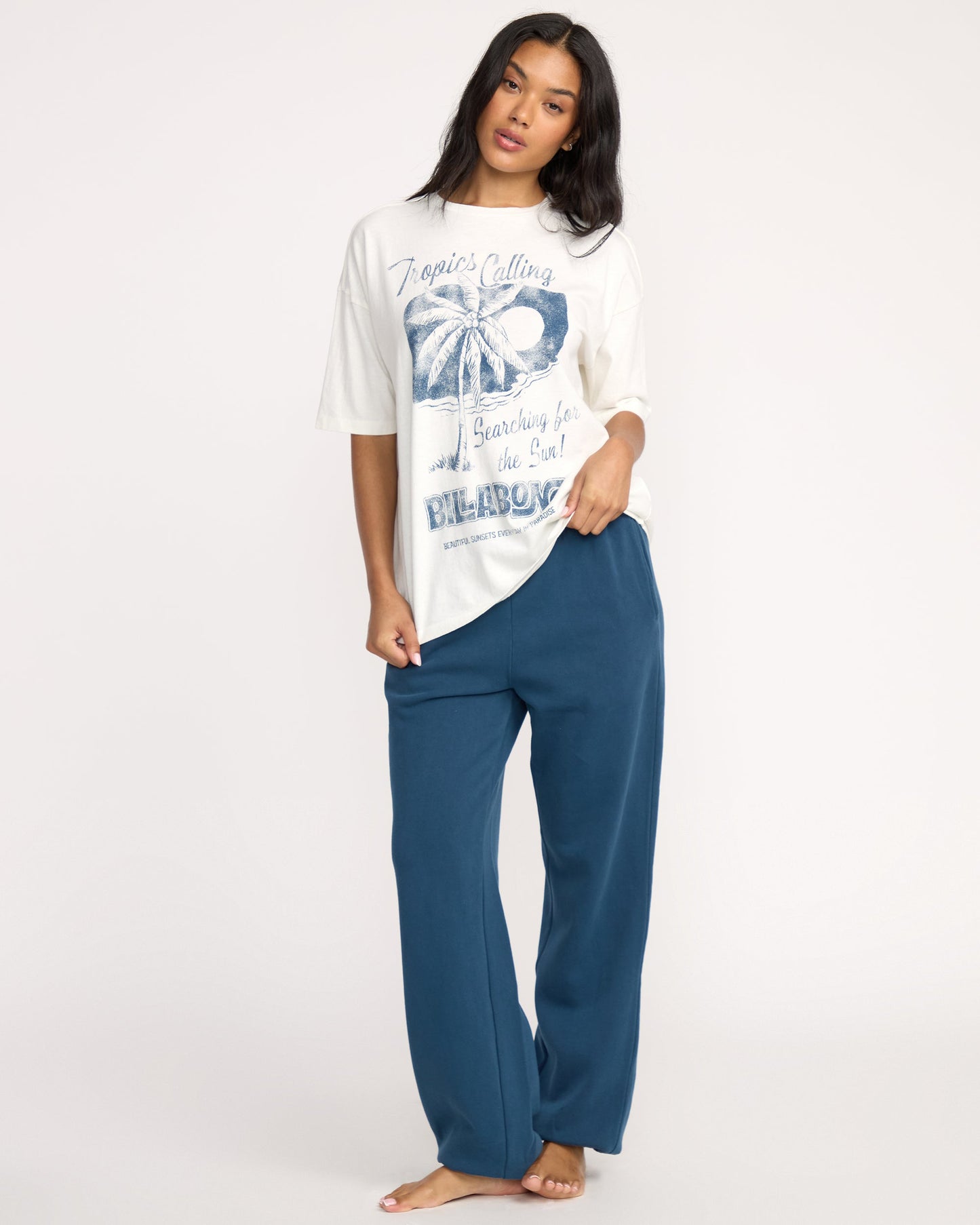 This Sunny Time T-Shirt - Salt Crystal