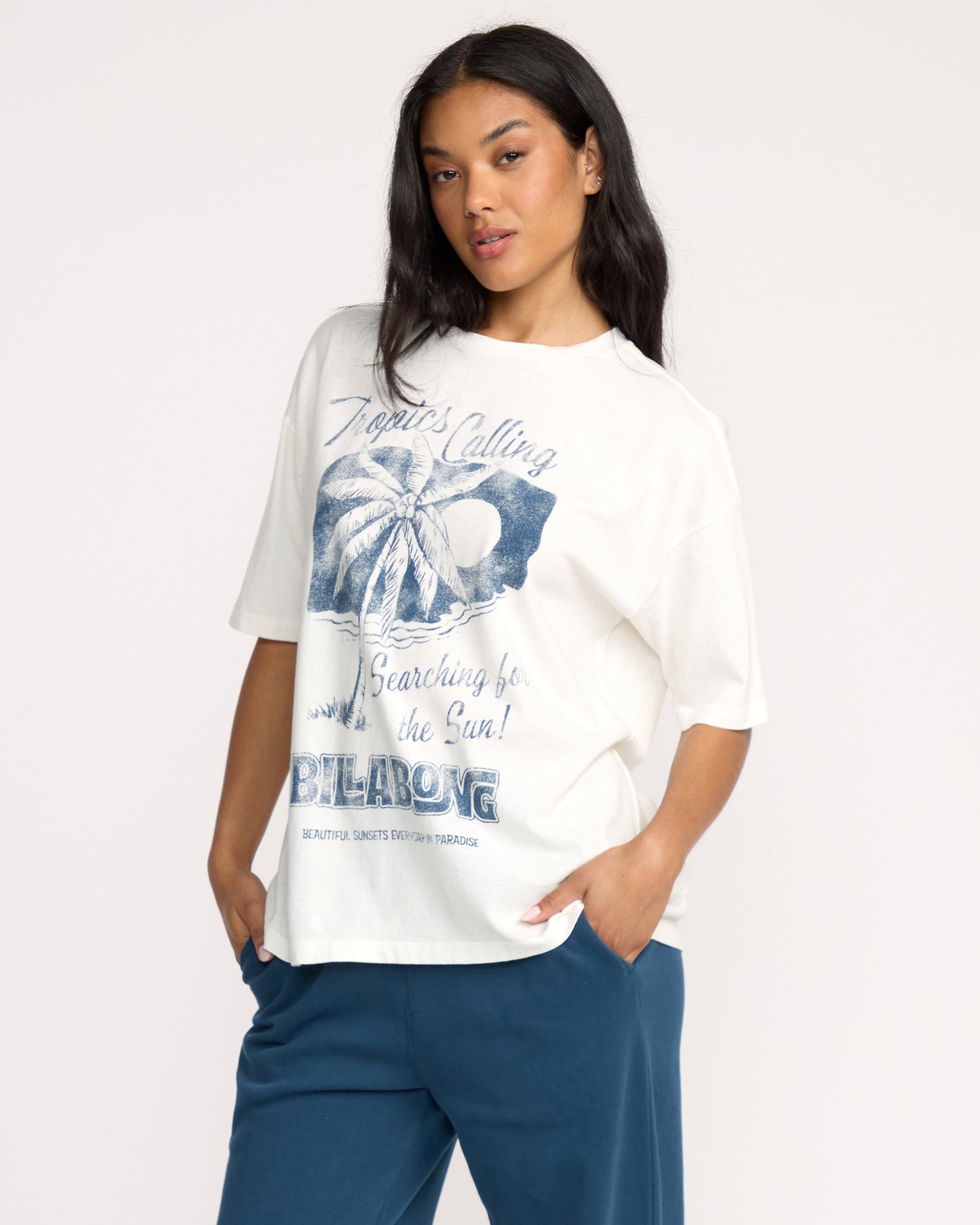 This Sunny Time T-Shirt - Salt Crystal