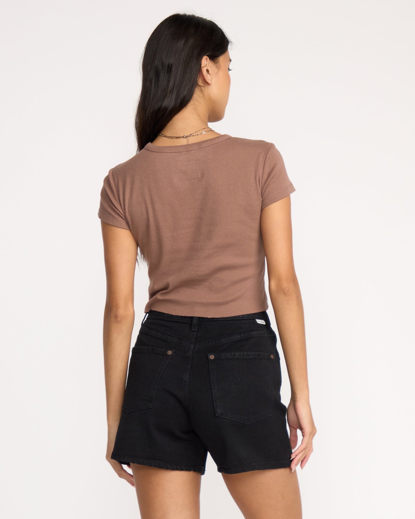 Tropic Happenings Short Sleeve T-Shirt - Espresso