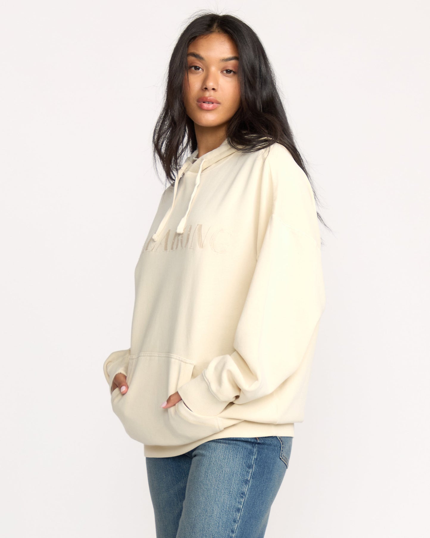 Hi Tide Dip Hoodie - Whitecap