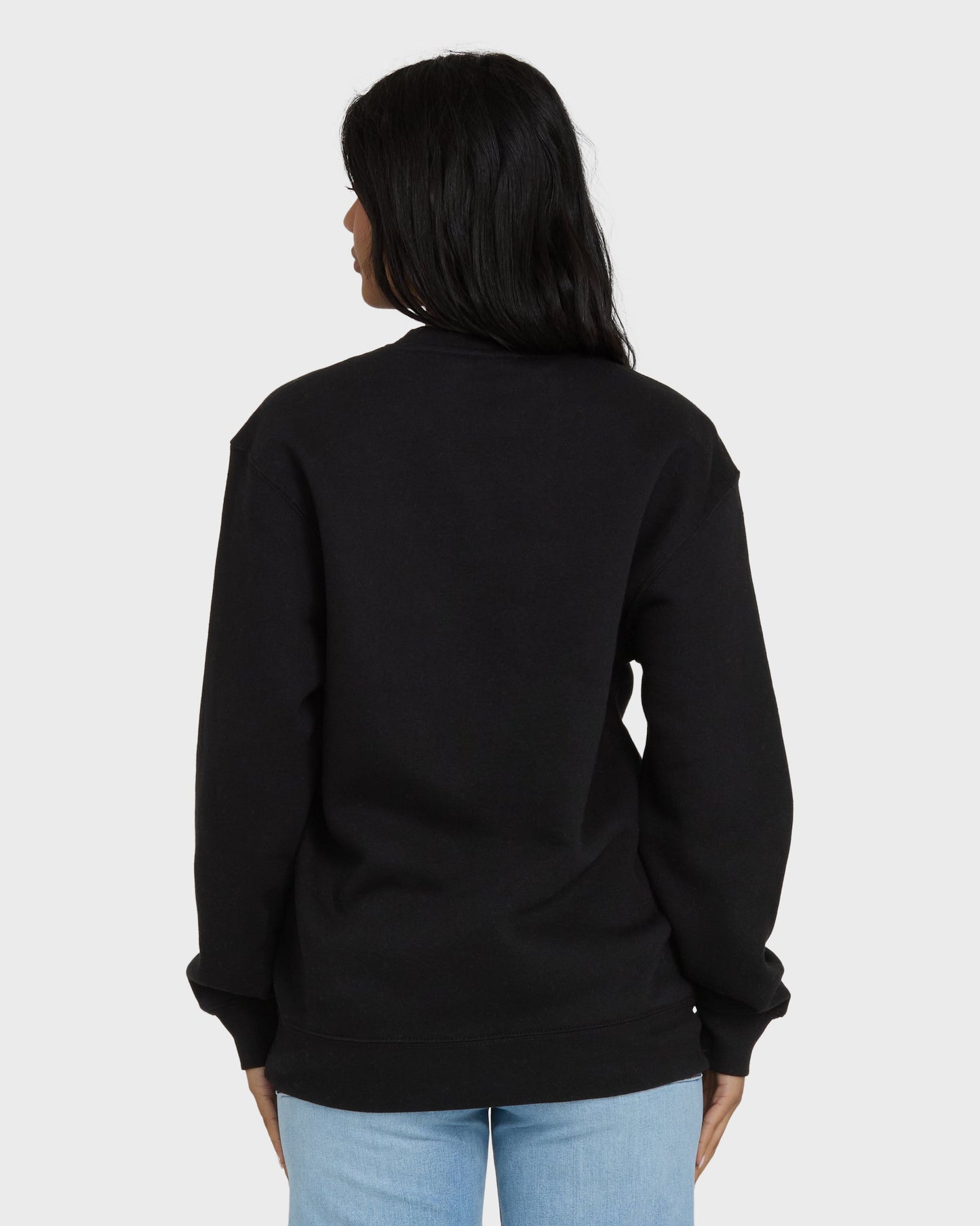 Surfing Solo California Crewneck Sweatshirt - Black