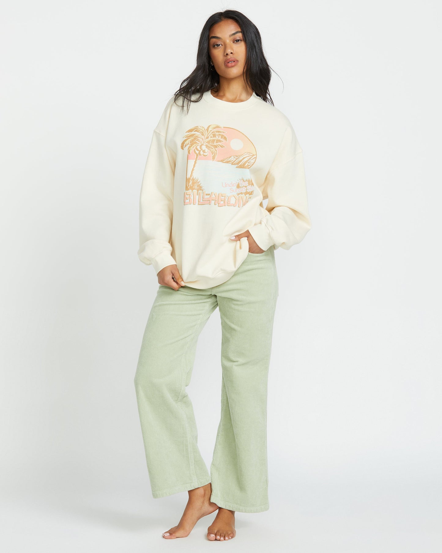 Ride In Crew Sweatshirt - Whitecap1