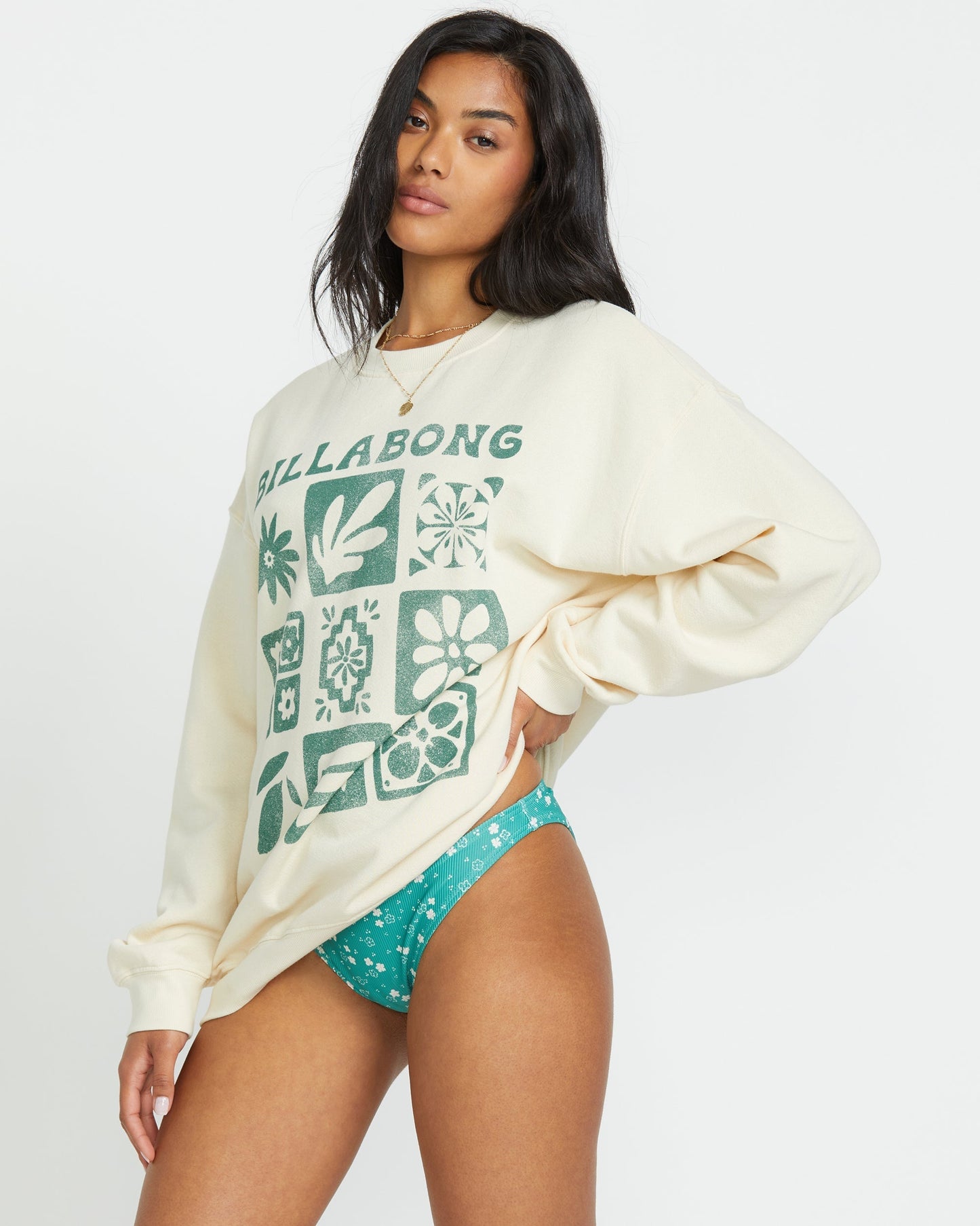 Ride In Crew Sweatshirt - Whitecap