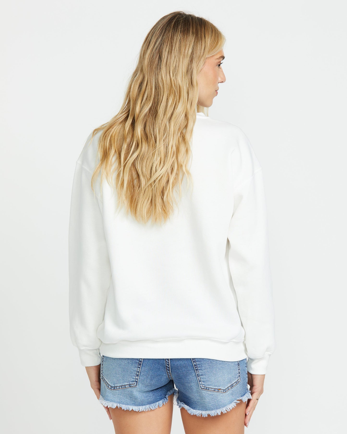 Balanced Out Crew Sweatshirt - Salt Crystal