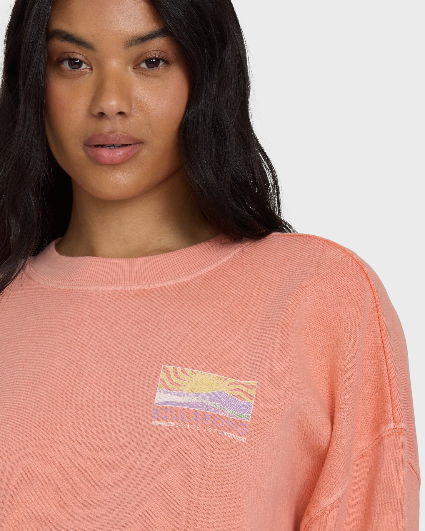 Ride In Crewneck Sweatshirt - Peach Out