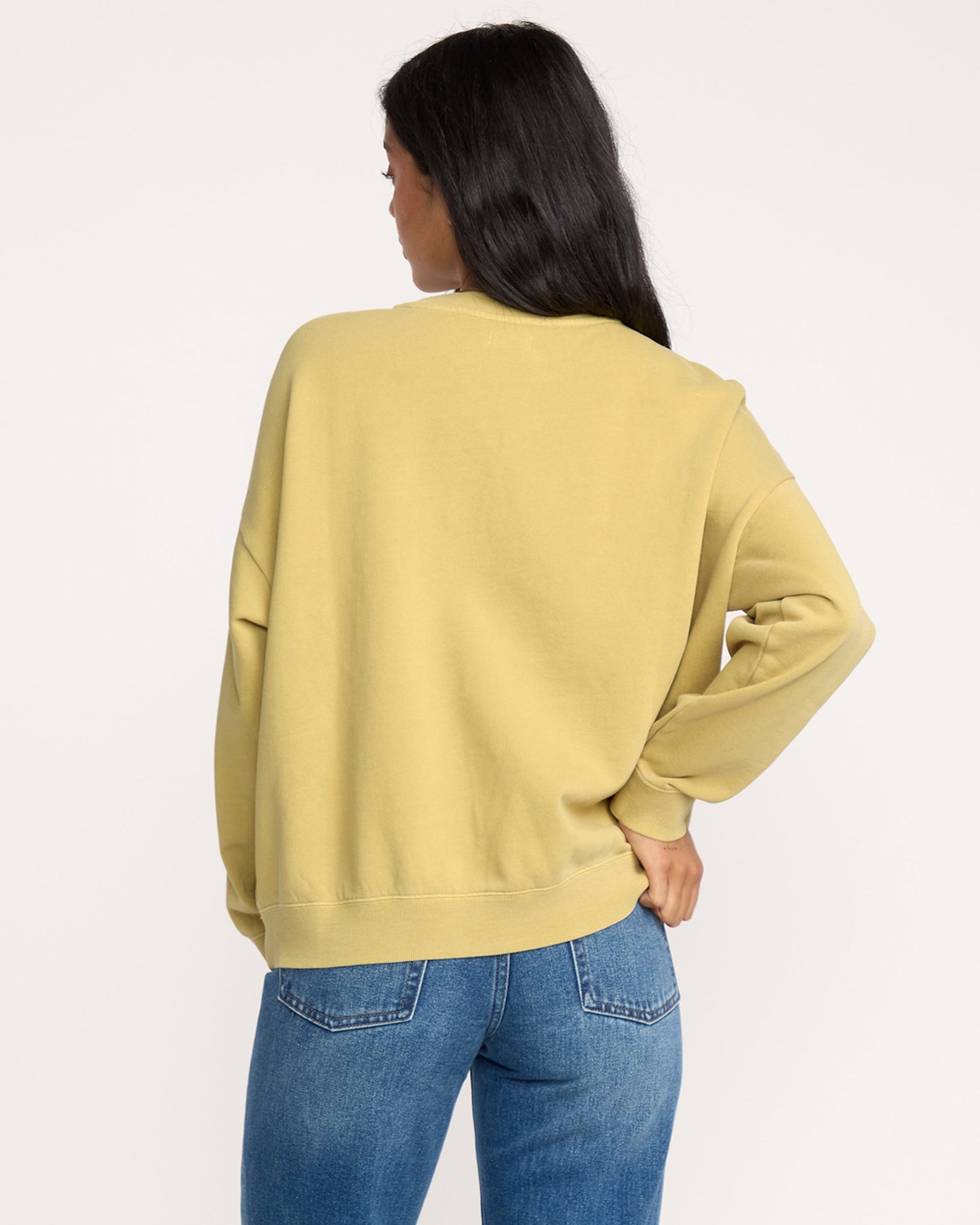Echo Crewneck Sweatshirt - Light Olive