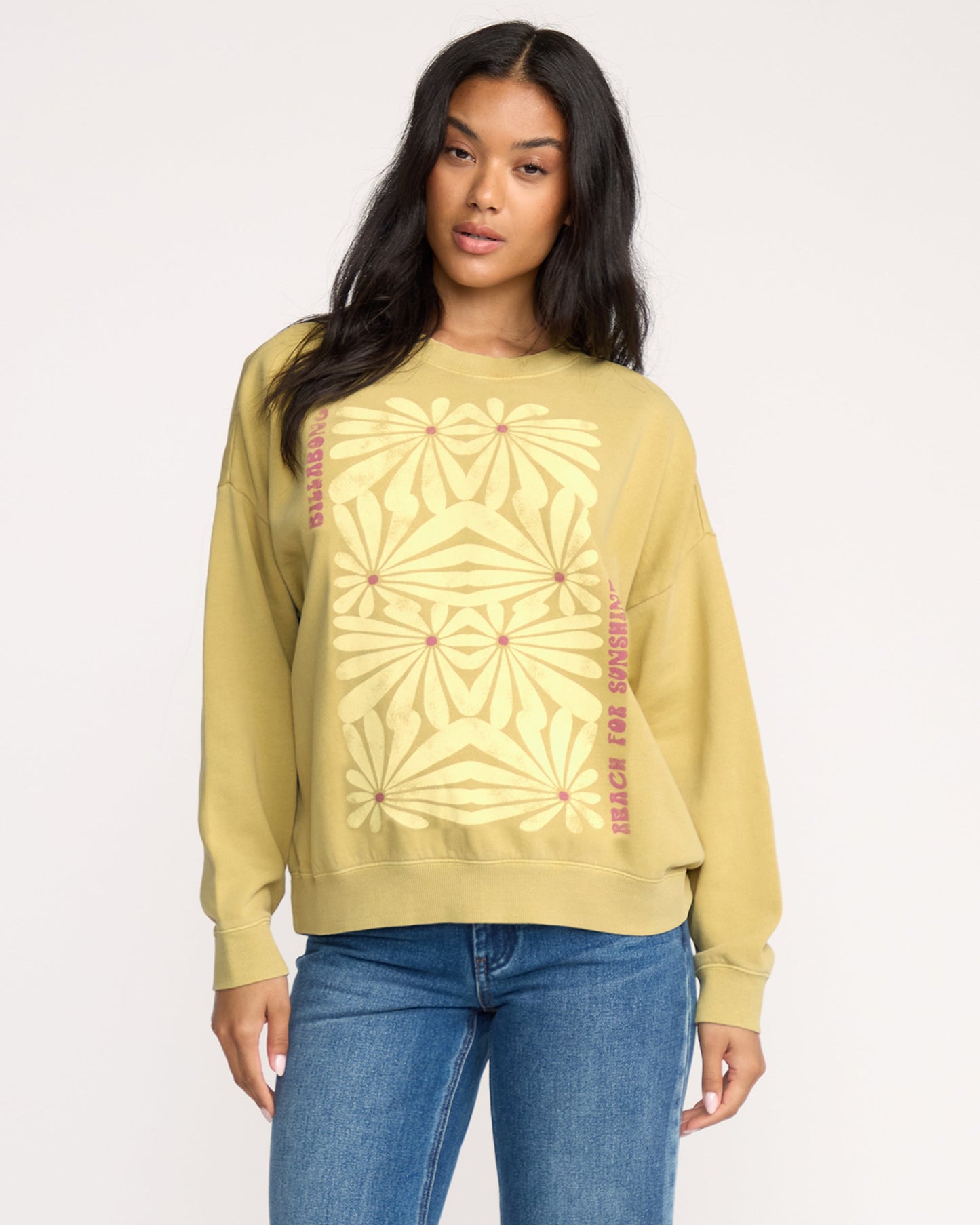 Echo Crewneck Sweatshirt - Light Olive