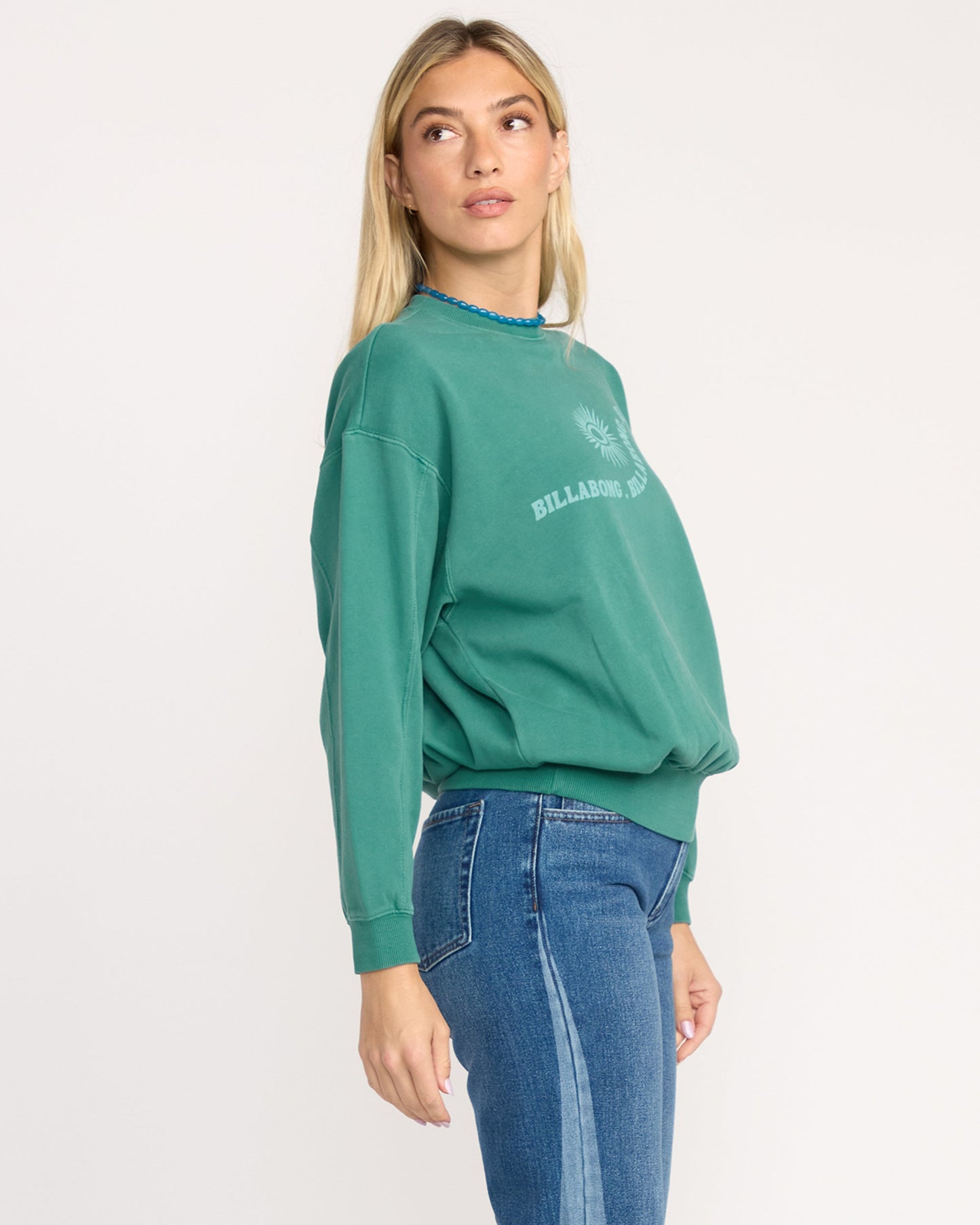 Time For Kendal Crewneck Sweatshirt - Evergreen