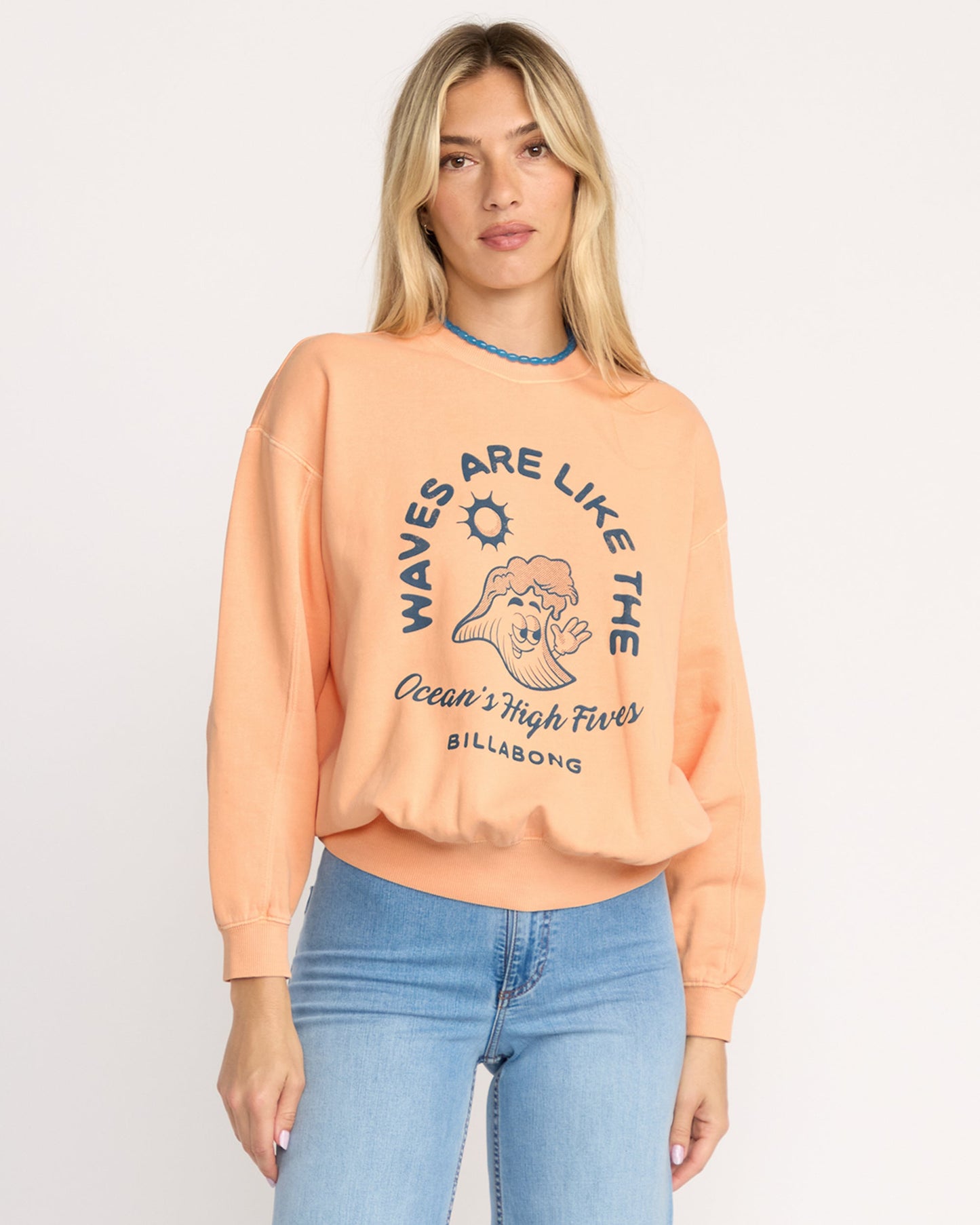 Time For Kendal Crewneck Sweatshirt - Sunstone