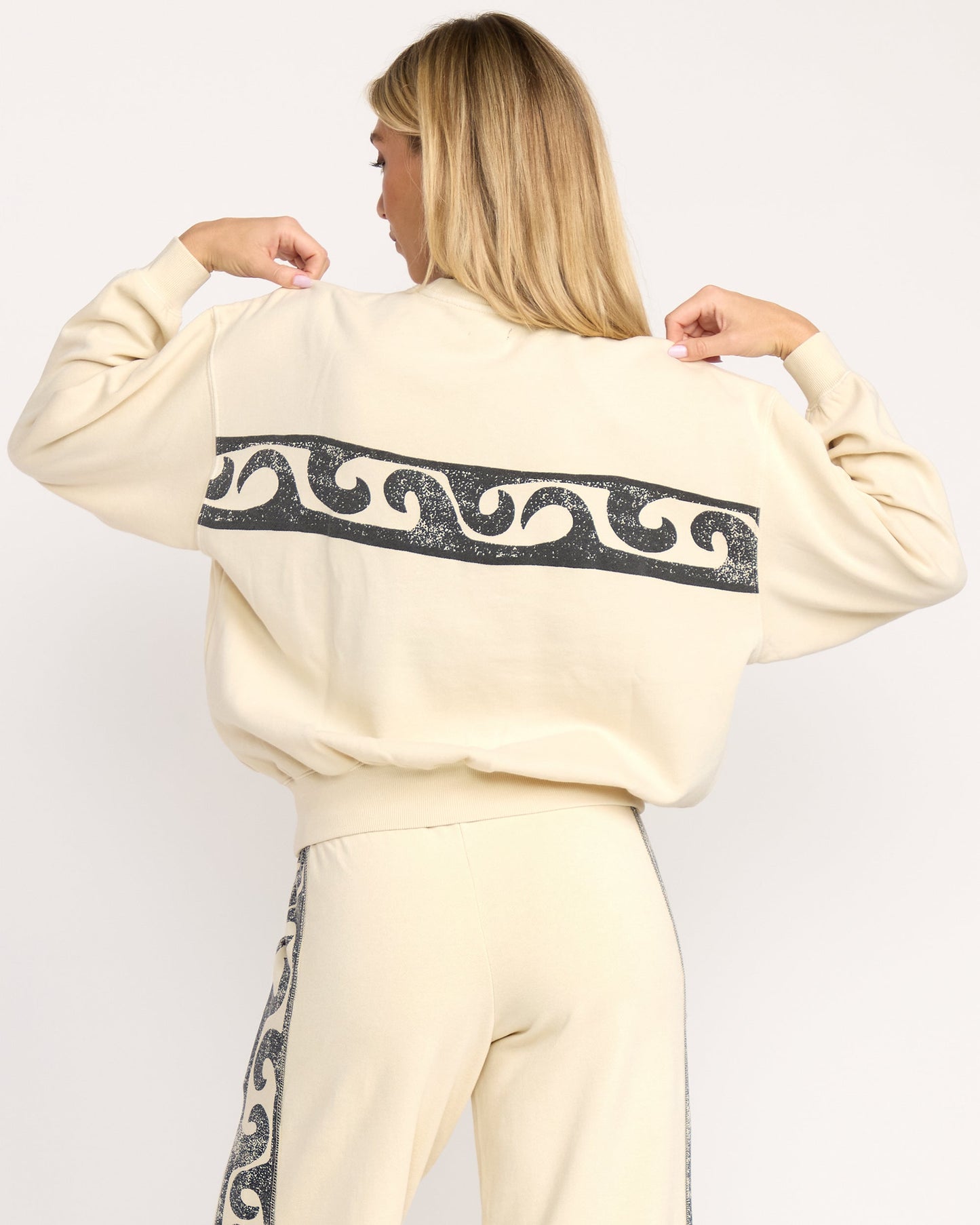 Sun Wave Livin Kendal Crewneck Sweatshirt - Whitecap