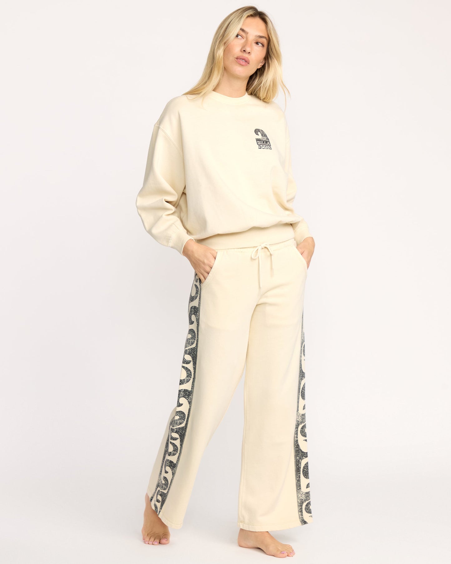 Sun Wave Livin Kendal Crewneck Sweatshirt - Whitecap
