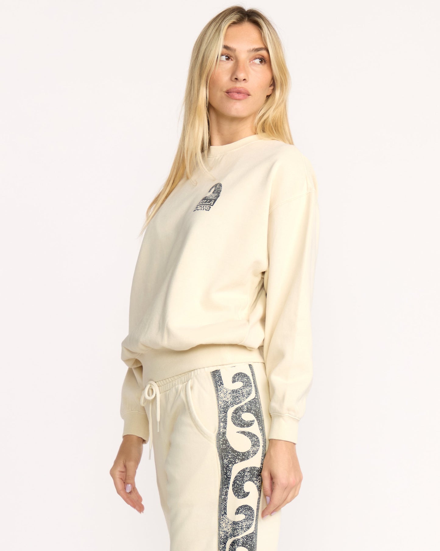 Sun Wave Livin Kendal Crewneck Sweatshirt - Whitecap