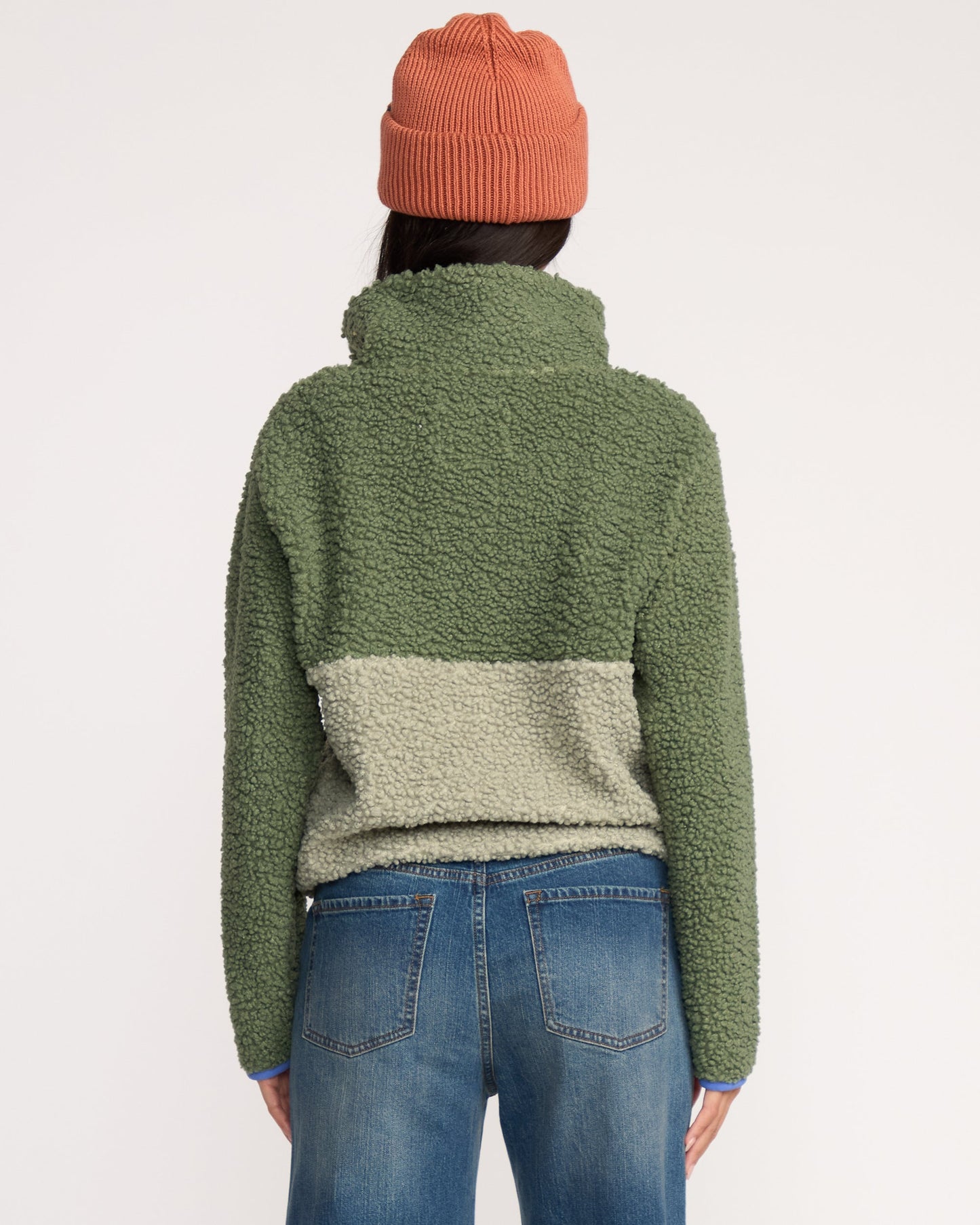 Horizon Mock Neck Half Zip Sweatshirt - Treehugger
