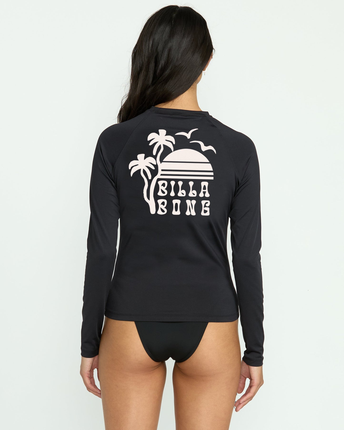 Sol Searcher Long Sleeve Rashguard - Black Pebble