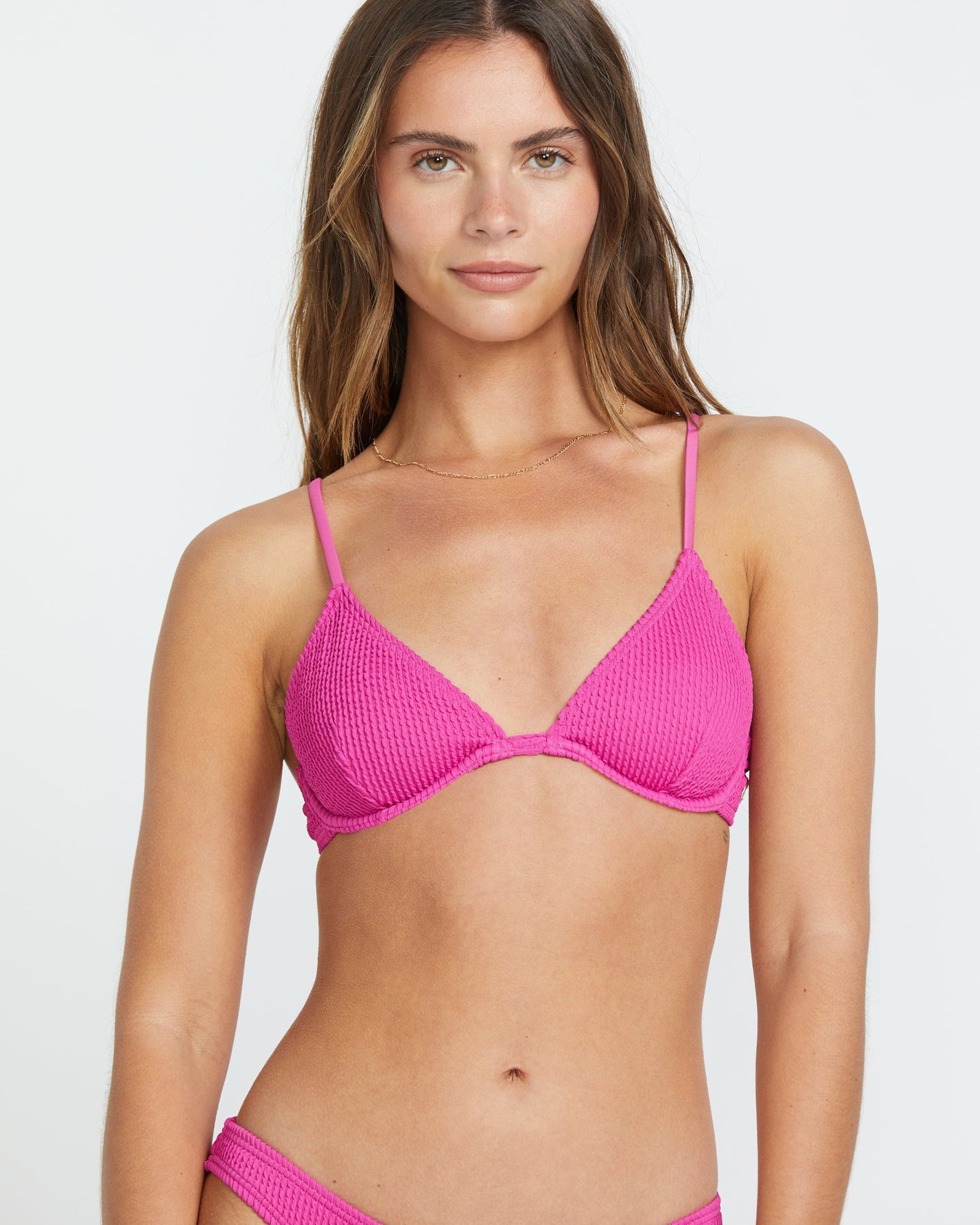 Summer High Reese Underwire Bikini Top - Fiesta Pink