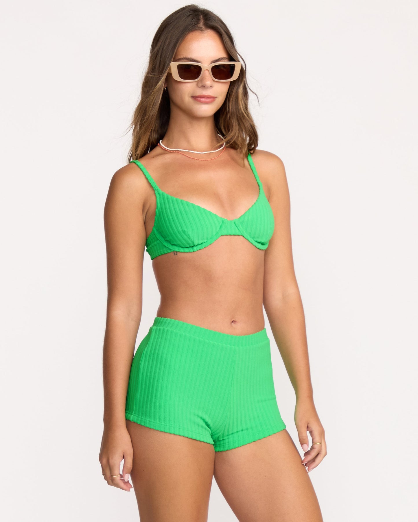 Josie In The Loop Demi Underwire Bikini Top - Jungle Green
