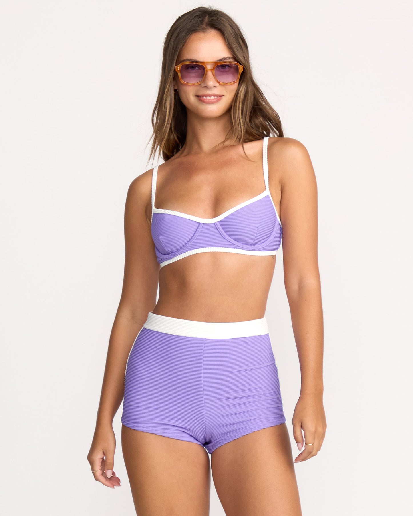 Tanlines Tami Underwire Bikini Top - Purple Punch