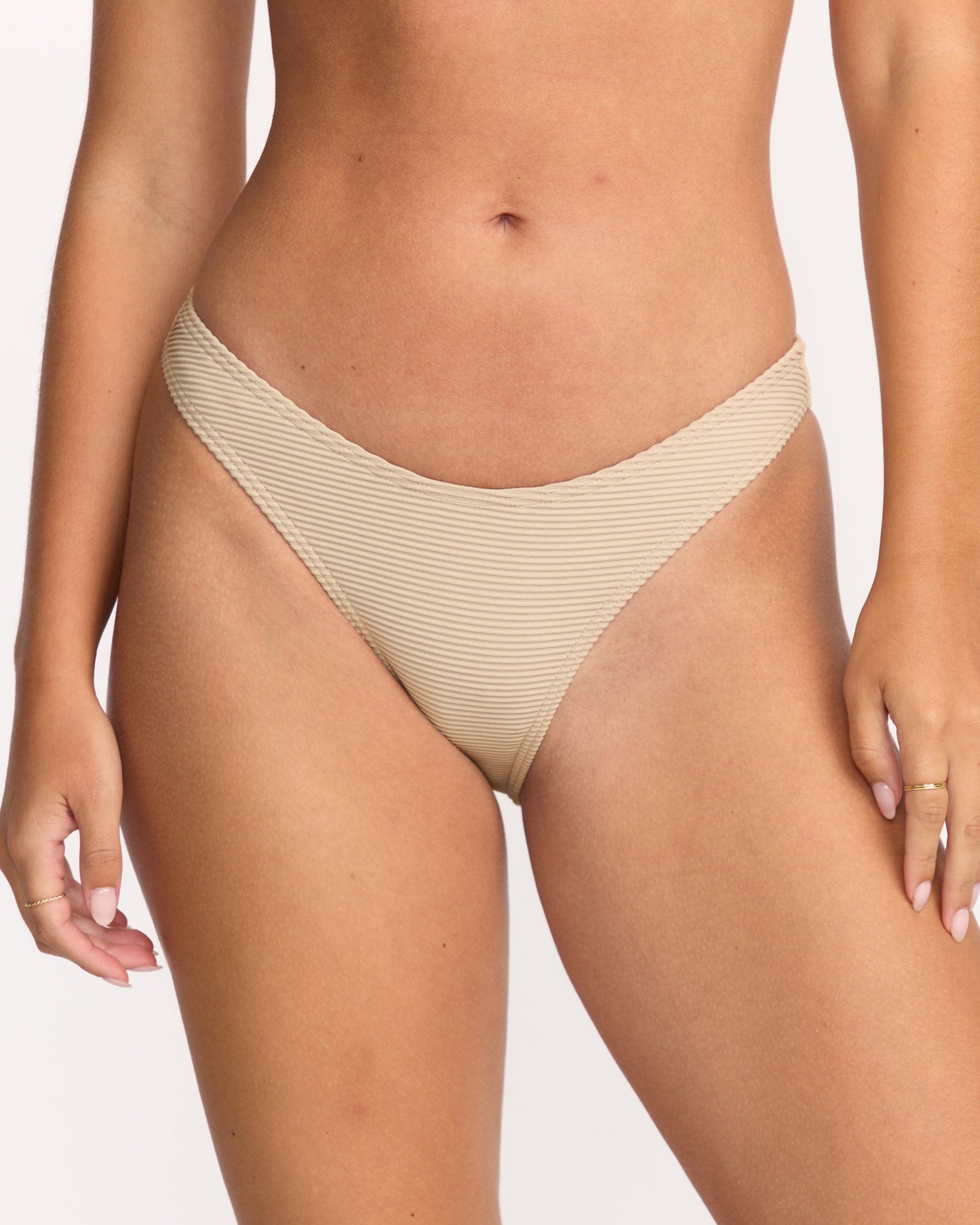 Tanlines Hike Bikini Bottom - Cobblestone