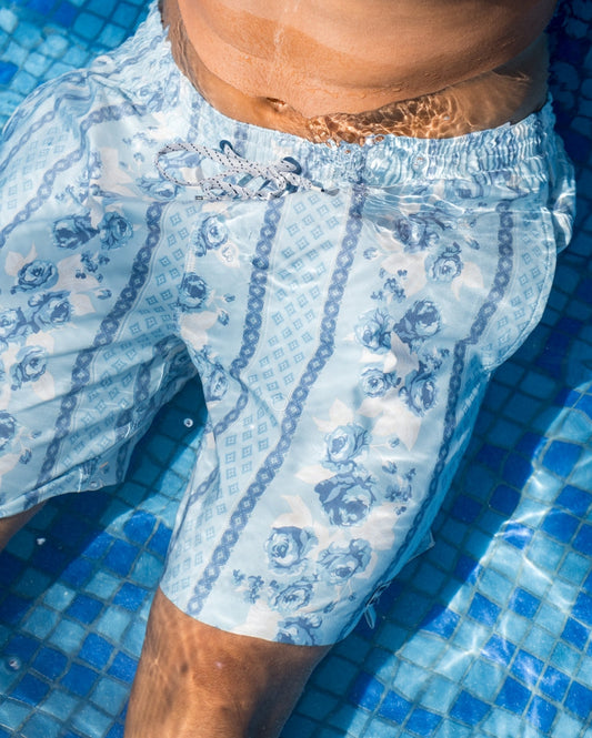 Sundays Laybacks 17" Trunks - Blue Shadow