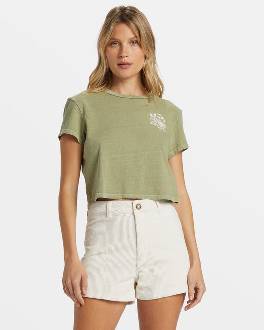 Free Fall Corduroy Shorts - White Cap