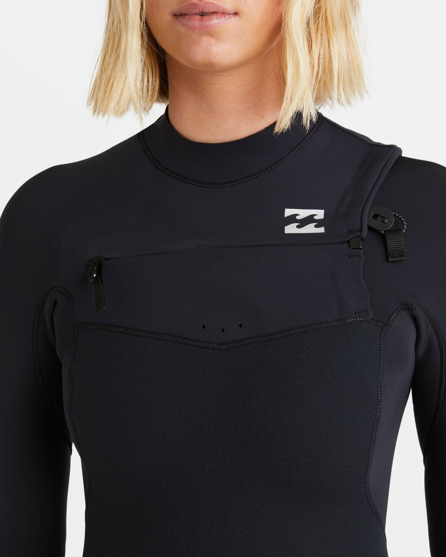 3/2mm Furnace Natural GBS Chest Zip Fullsuit - Black Tiki