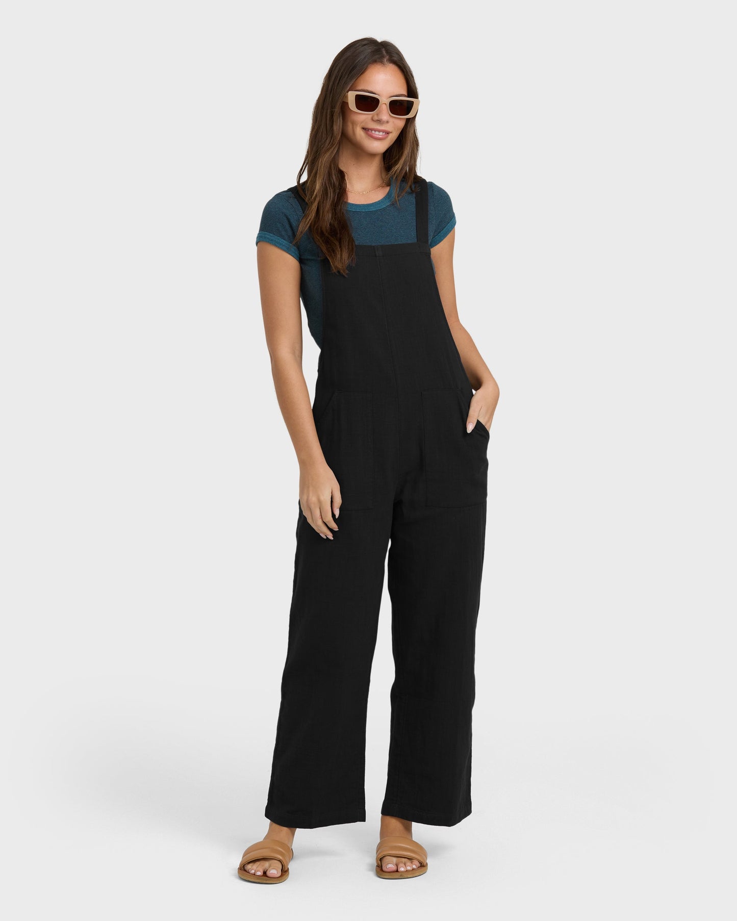 Pacific Time Jumpsuit - Black Sands