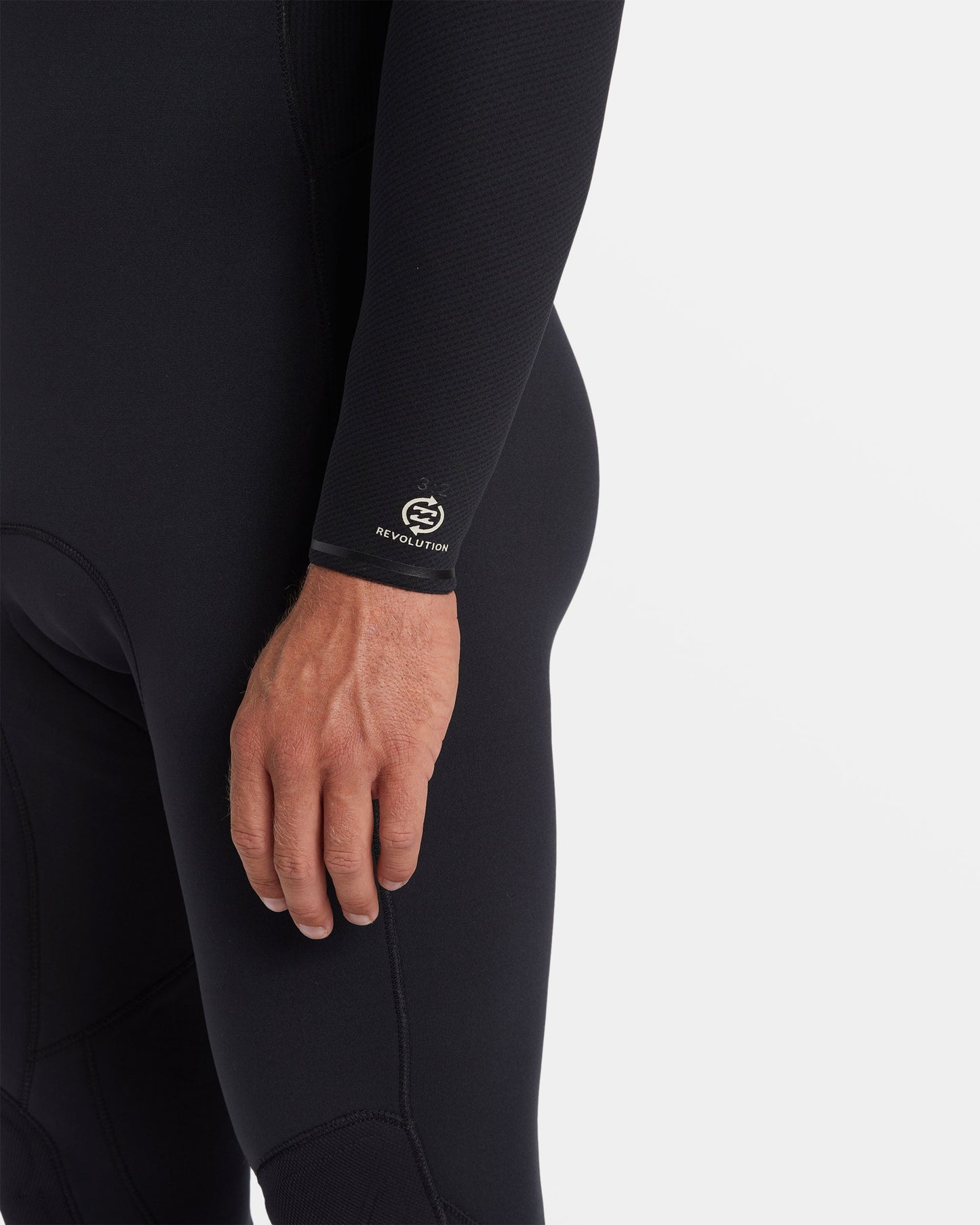 4/3mm Revolution Natural Upcycler GBS Chest Zip Wetsuit - Black