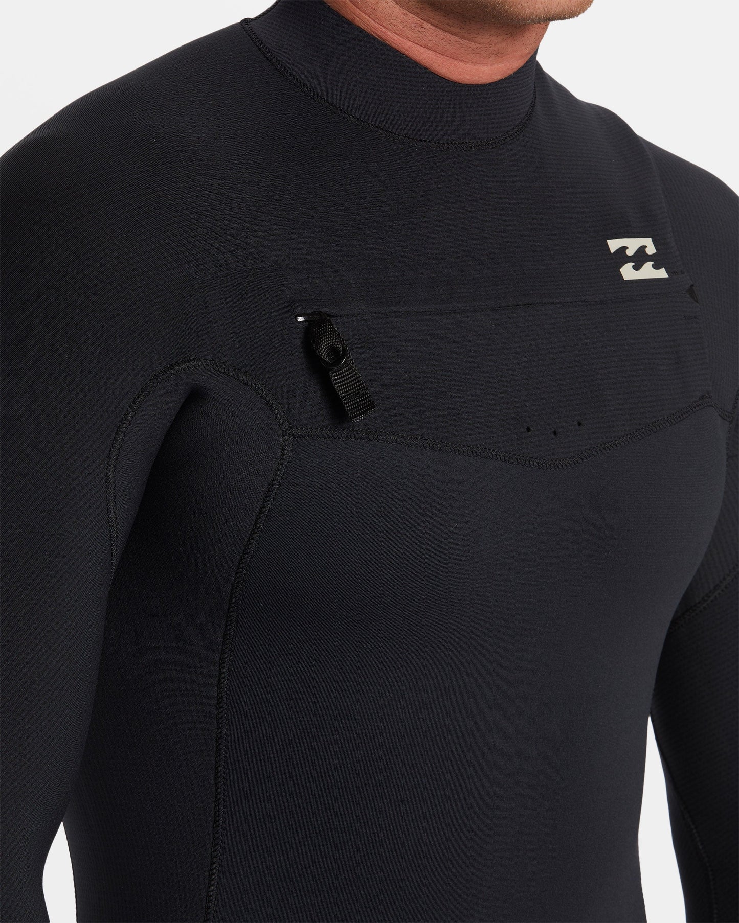 4/3mm Revolution Natural Upcycler GBS Chest Zip Wetsuit - Black