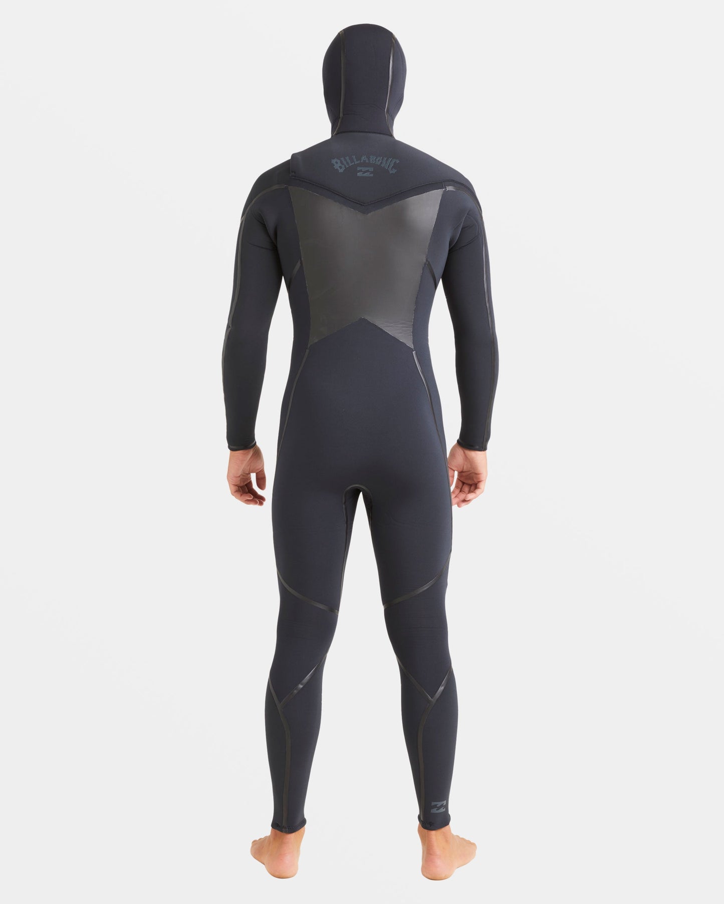 5/4mm Absolute Natural+ Upcycler Welded Chest Zip Hooded Wetsuit - Black