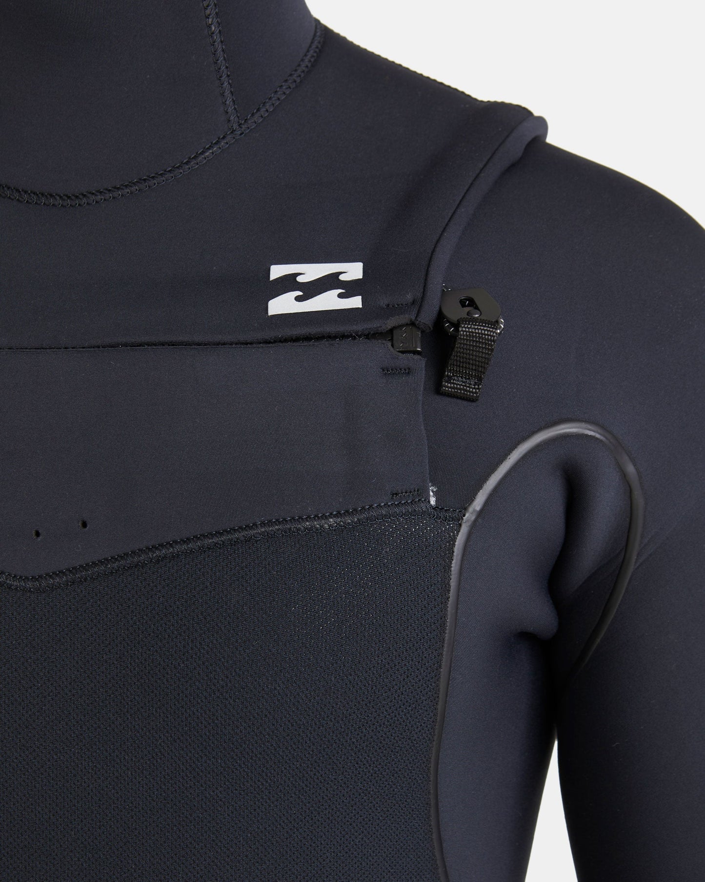 6/5mm Furnace Natural Upcycler Welded Chest Zip Wetsuit - Black