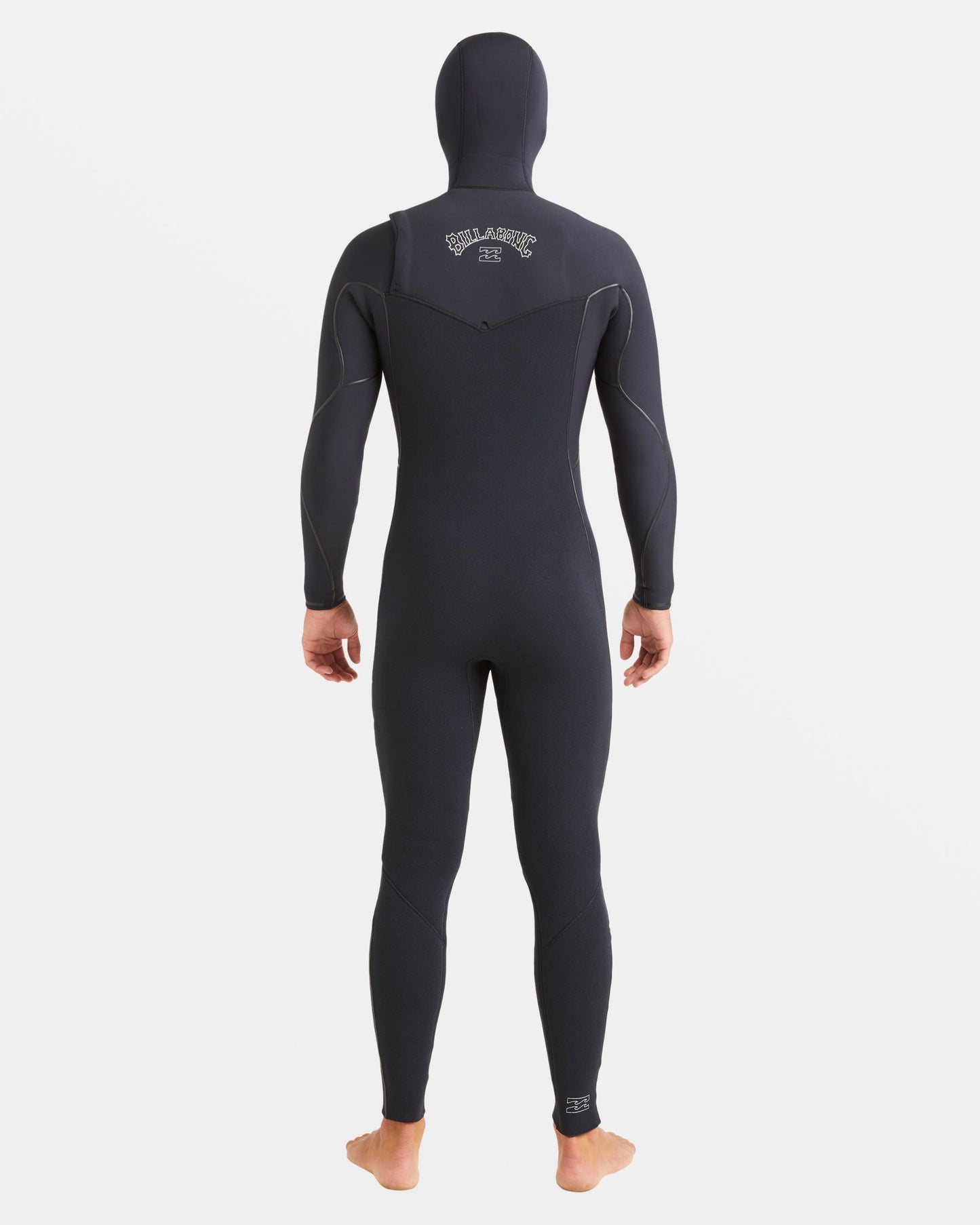 6/5mm Furnace Natural Upcycler Welded Chest Zip Wetsuit - Black