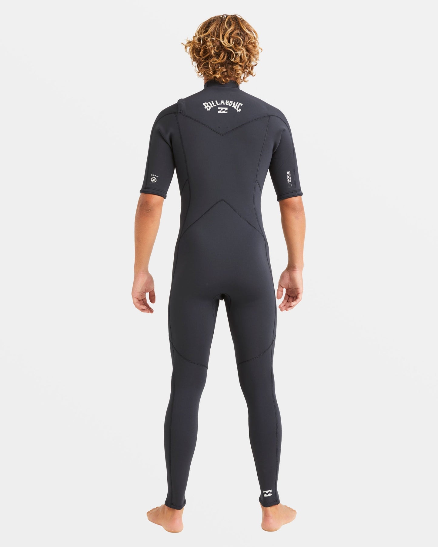 2/2mm Absolute Natural Upcycler GBS Chest Zip Wetsuit - Black