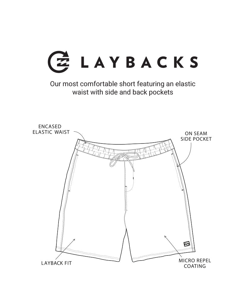 Day Trip Garage Laybacks 16" Trunks - Eclipse