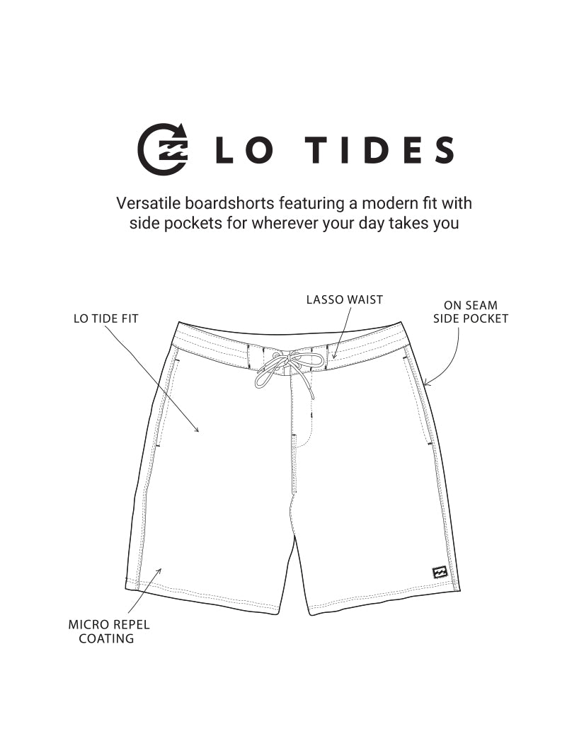 73 Lo Tide 18" Boardshorts - Mist Green