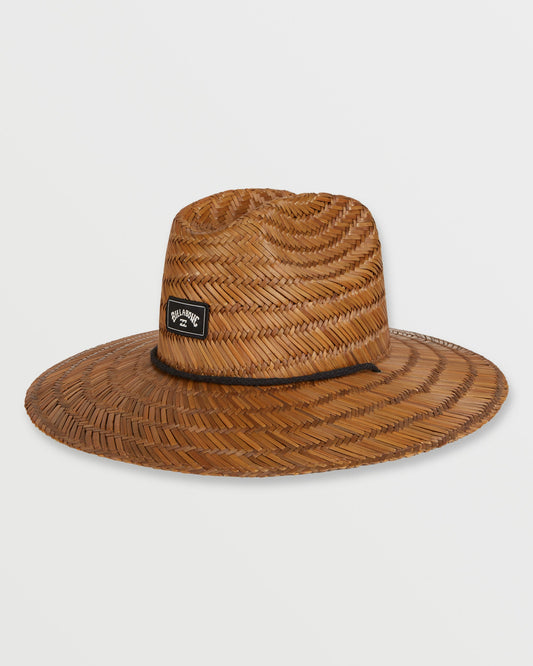 Tides Straw Lifeguard Hat - Brown