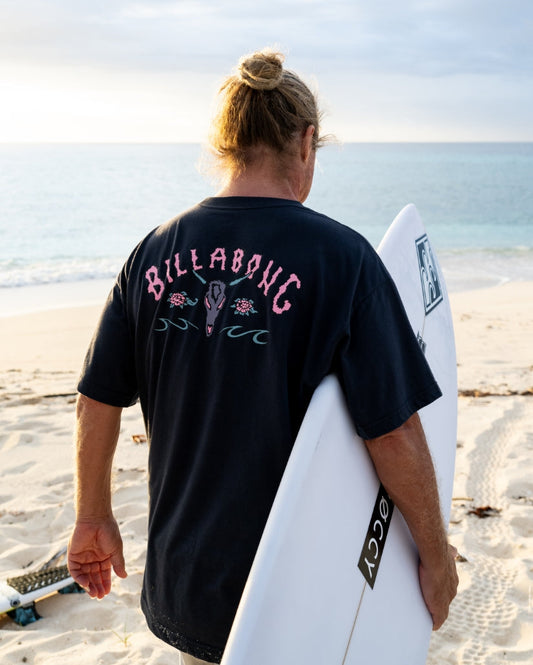 Raging Bull Regular Tee - Washed Black