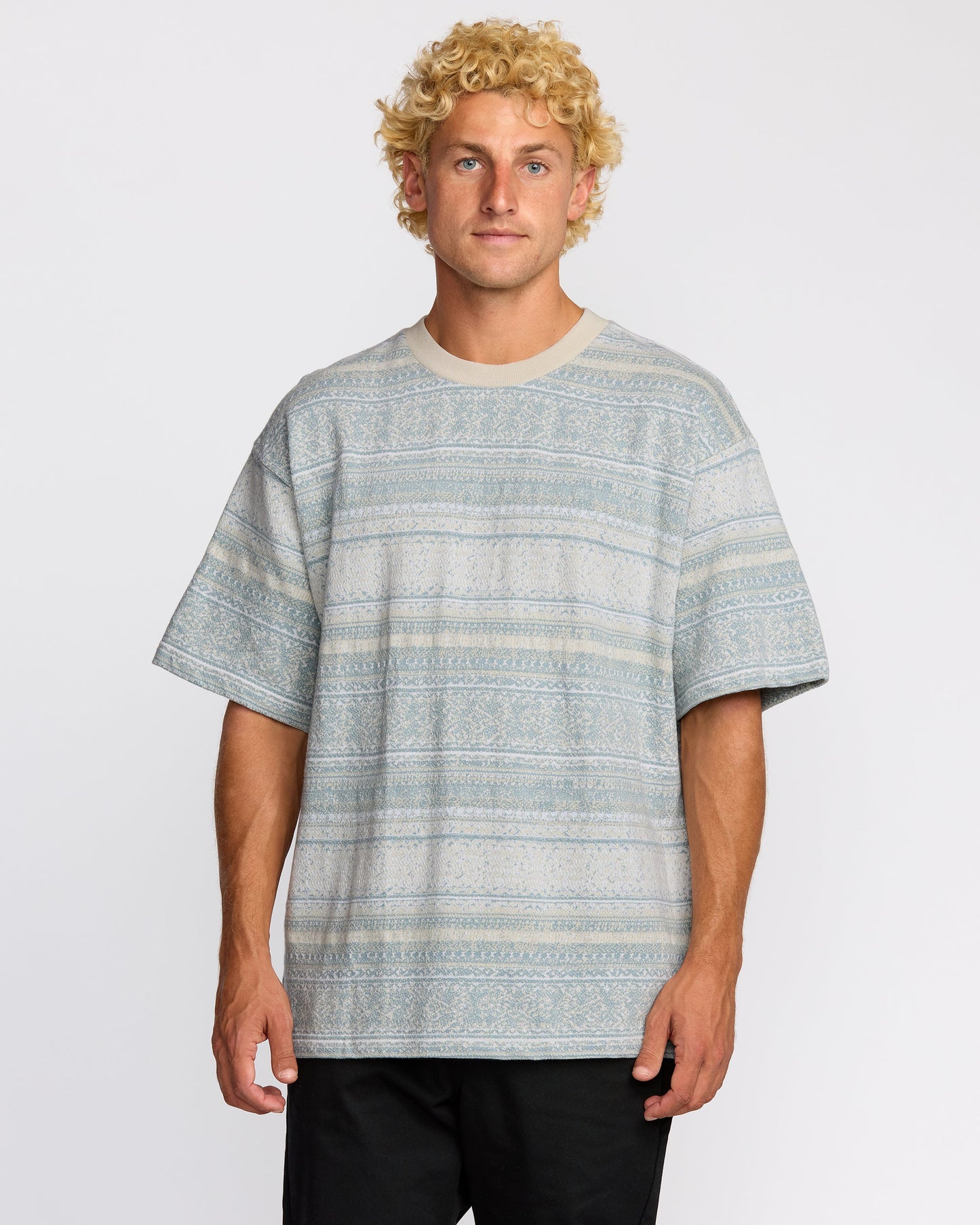 Sunshines Garage Short Sleeve T-Shirt - Stone Blue