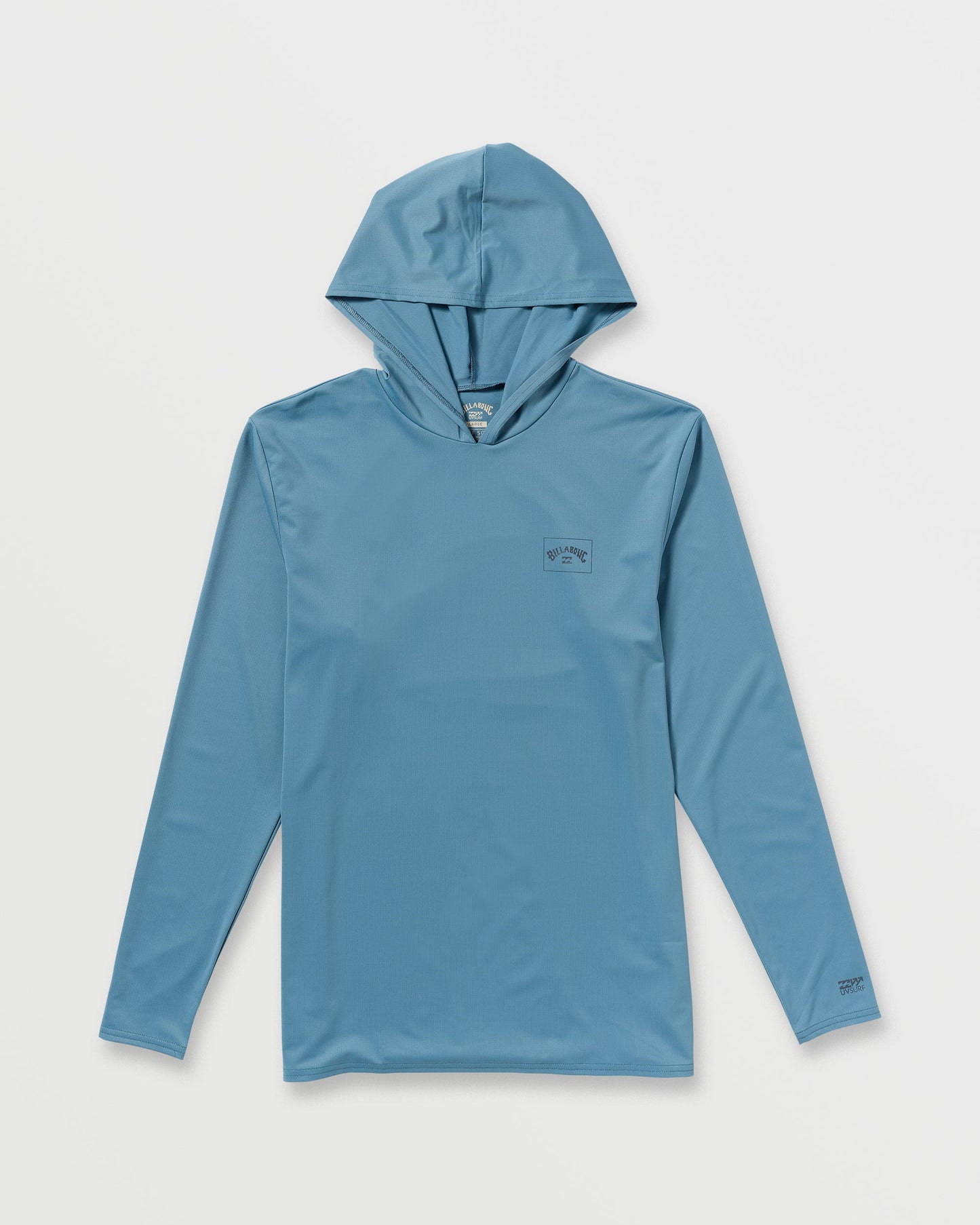 Arch Mesh Long Sleeve Hooded Surf Tee - Bay Blue
