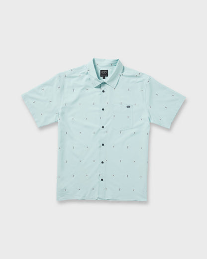 Surftrek Transit Short Sleeve Shirt - Dusty Blue