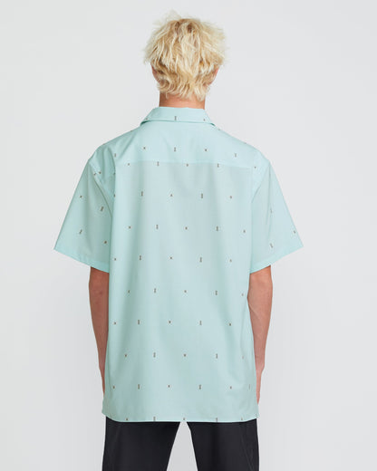 Surftrek Transit Short Sleeve Shirt - Dusty Blue